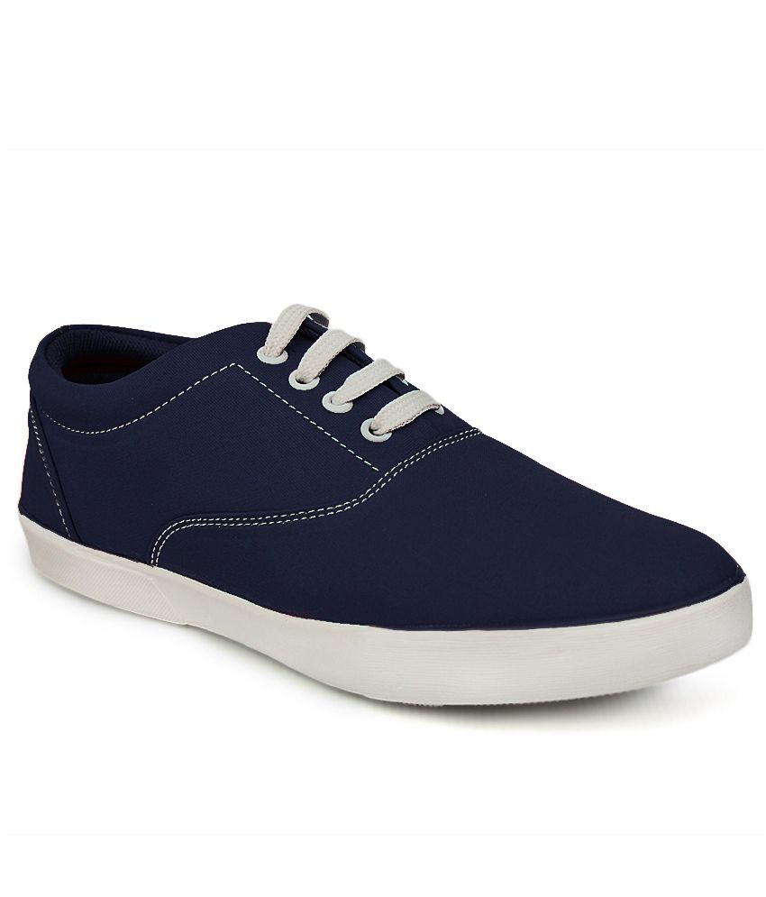 Striker Blue Canvas Shoes - Buy Striker Blue Canvas Shoes Online at ...