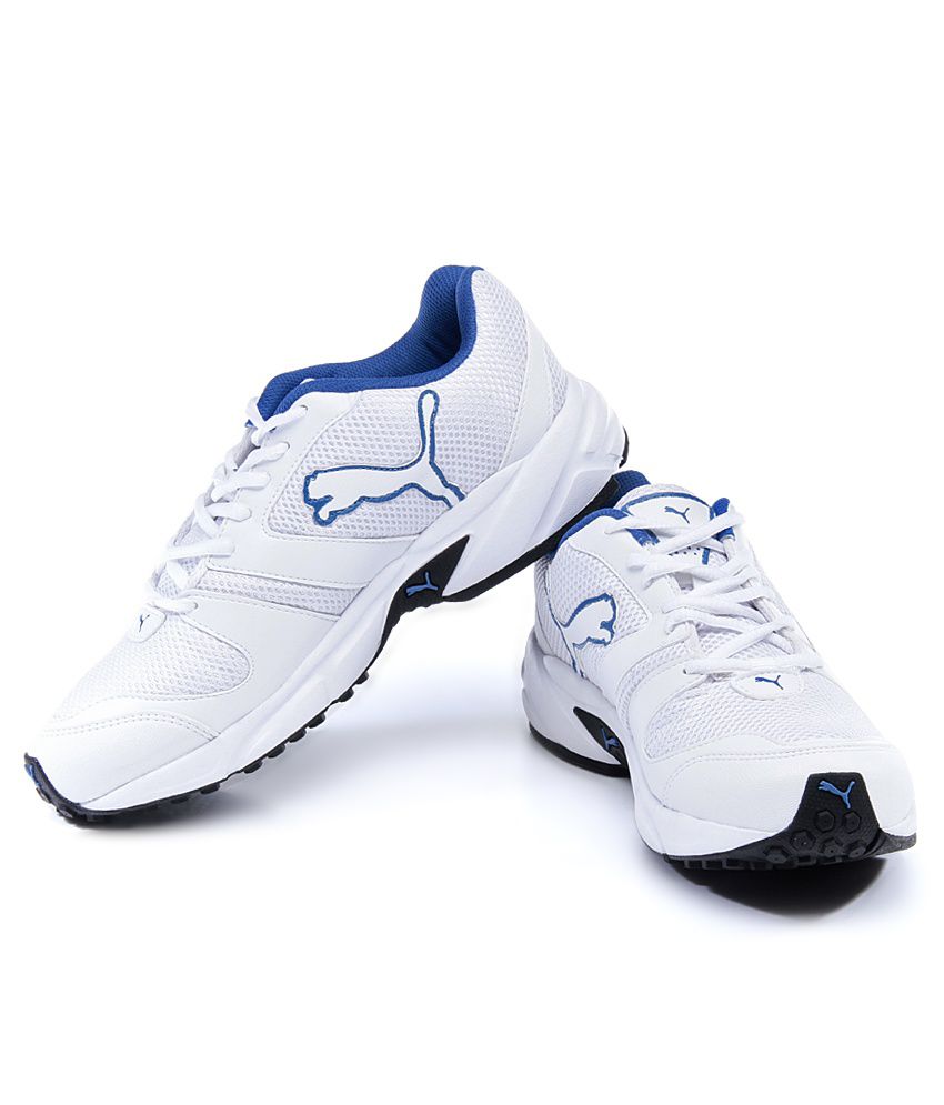 puma neptune white running shoes
