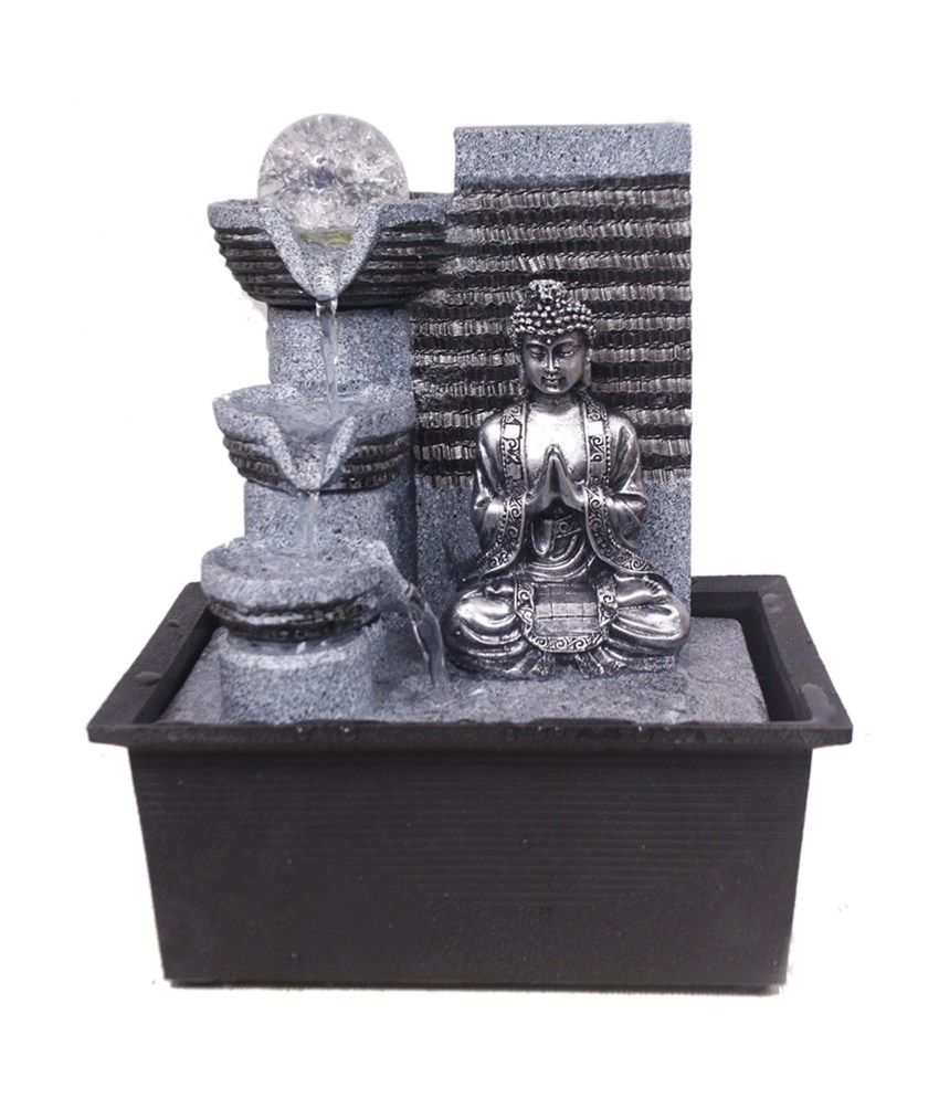 RaysArtz Matte Gautam Buddha Water Fountain: Buy RaysArtz 