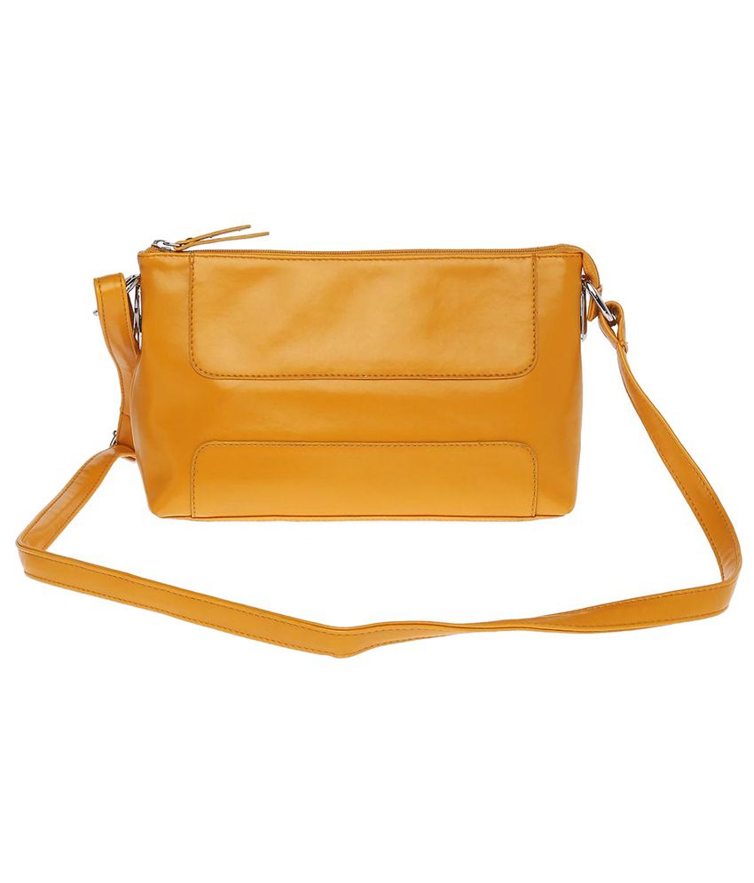 Elliza Donatein 9273471-YELLOW Yellow Sling Bags - Buy Elliza Donatein ...