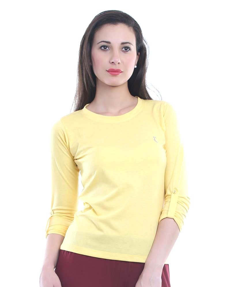 lycra shirt yellow