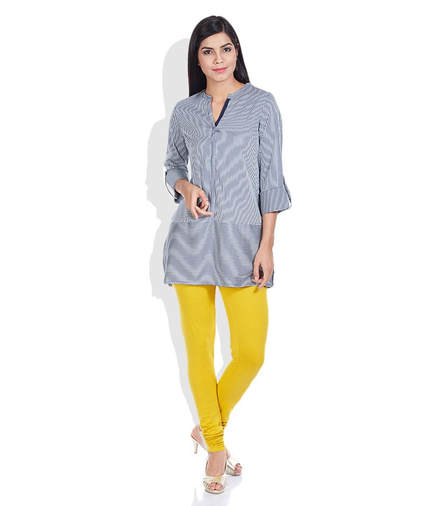 yellow cotton churidar