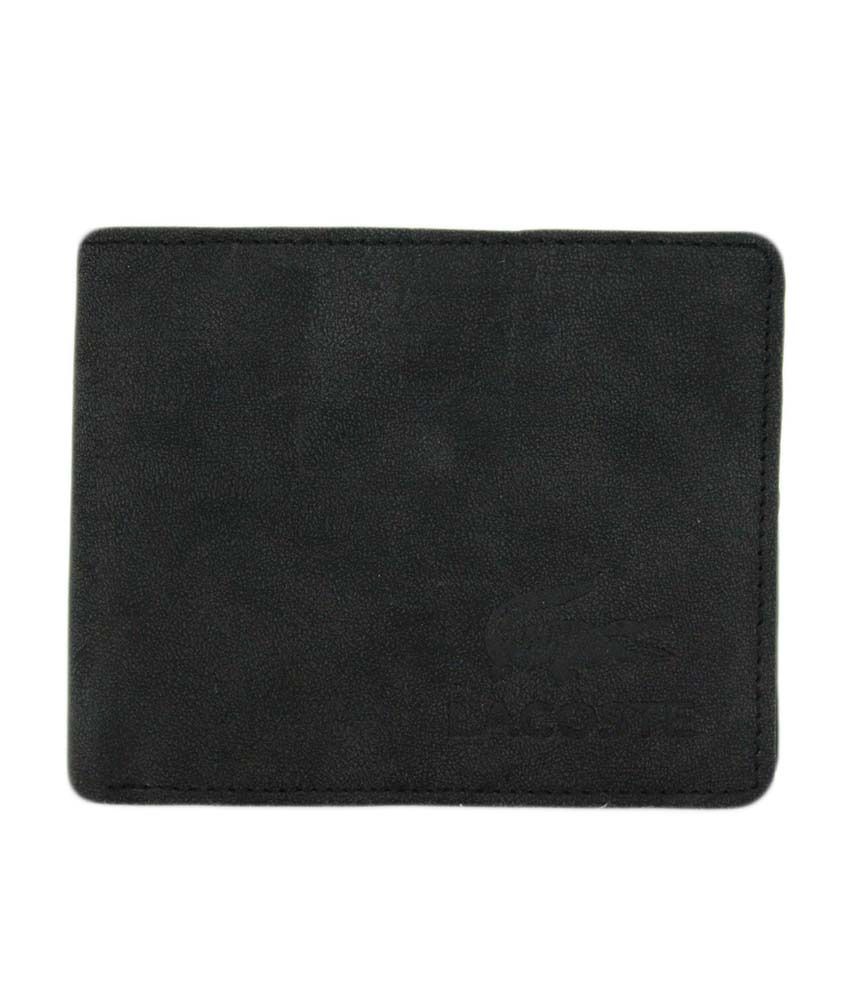Lacoste Black Leather Bi-Fold Wallet For Men: Buy Online at Low Price in India - Snapdeal