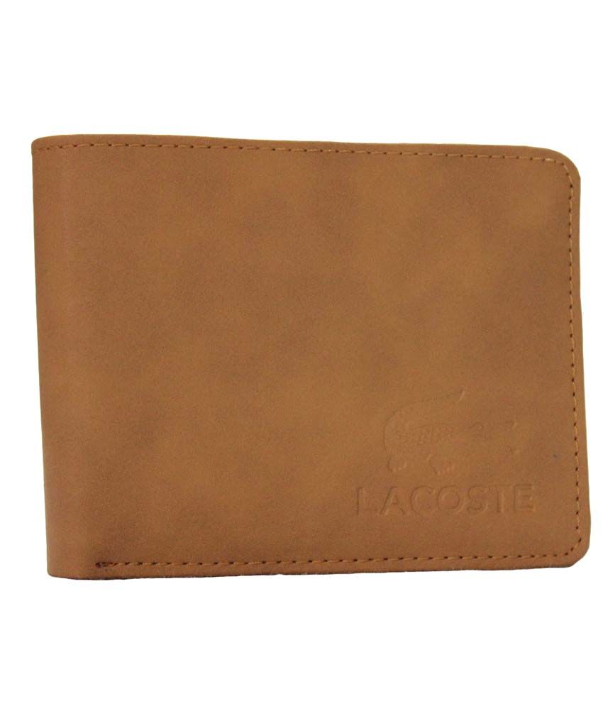 Lacoste Tan Leather Bi-Fold Wallet For Men: Buy Online at Low Price in India - Snapdeal