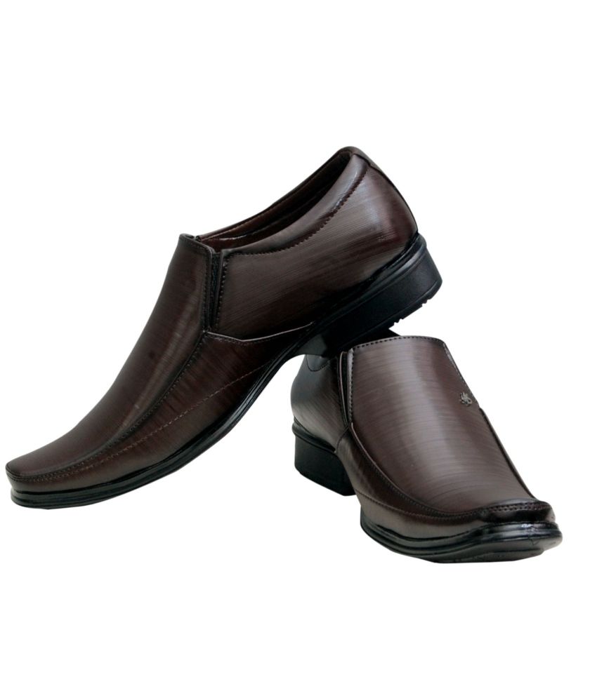 brown formal shoes amazon