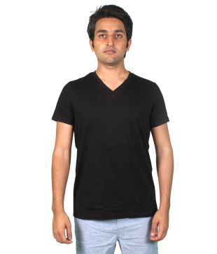 levi's v neck black t shirt