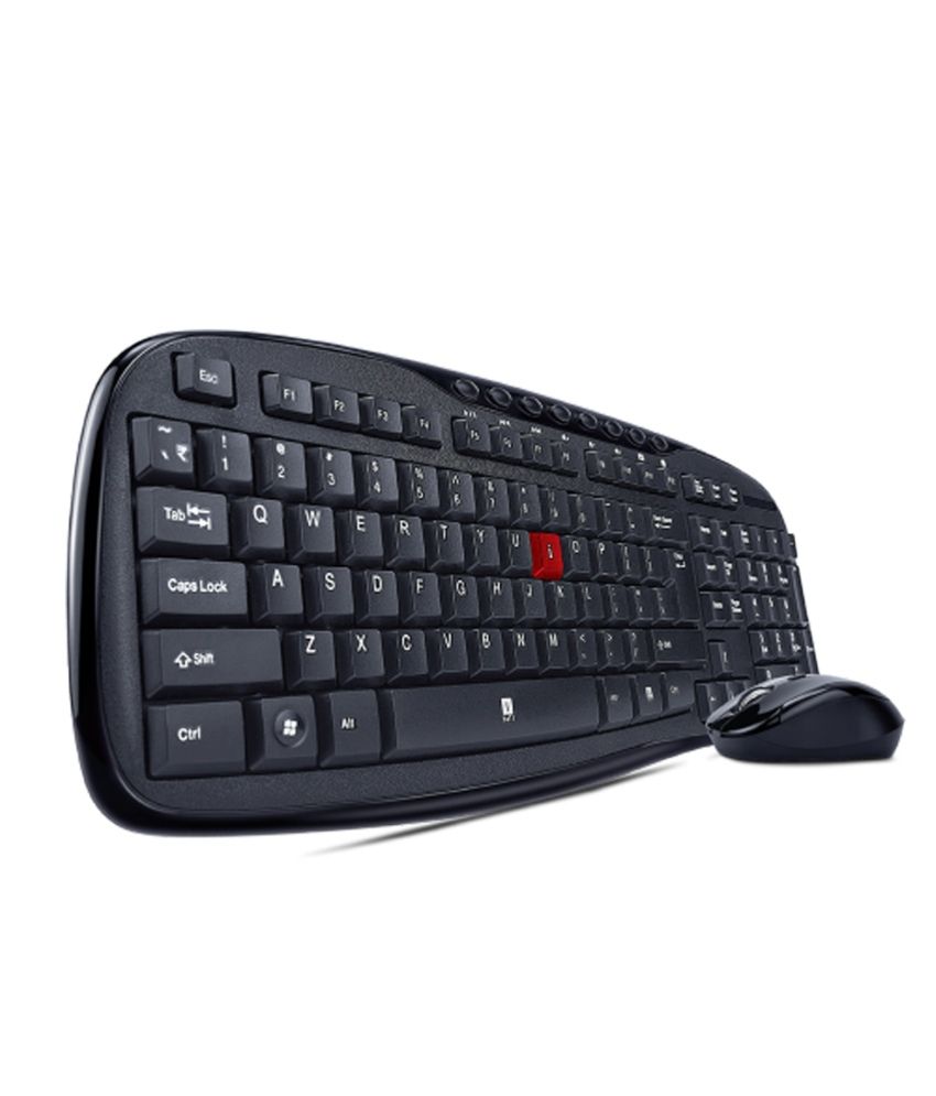     			iBall Duskey duo 06 2.4ghz Wireless Keyboard and Mouse Combo