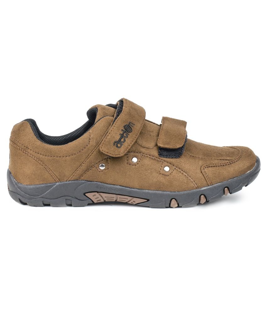 action brown lifestyle shoes