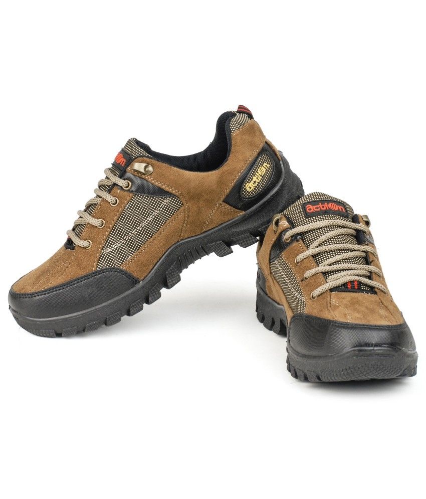 action brown lifestyle shoes