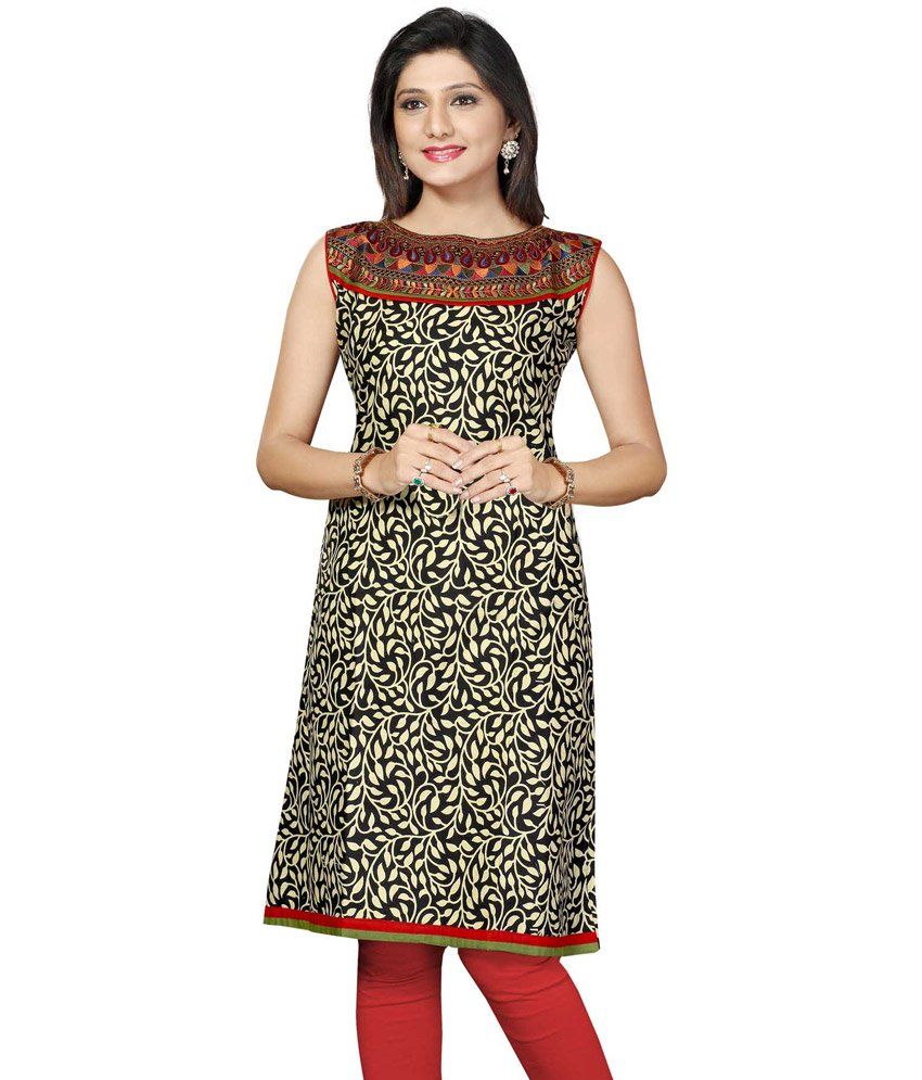 boat neck long kurti