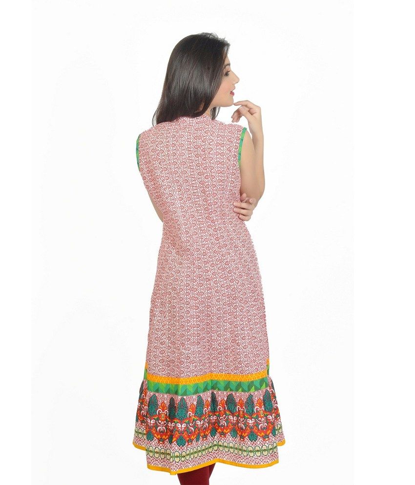 kalamkari boat neck kurtis