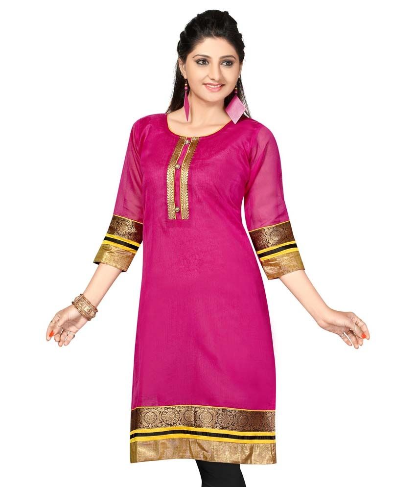 pink kurti matching pant