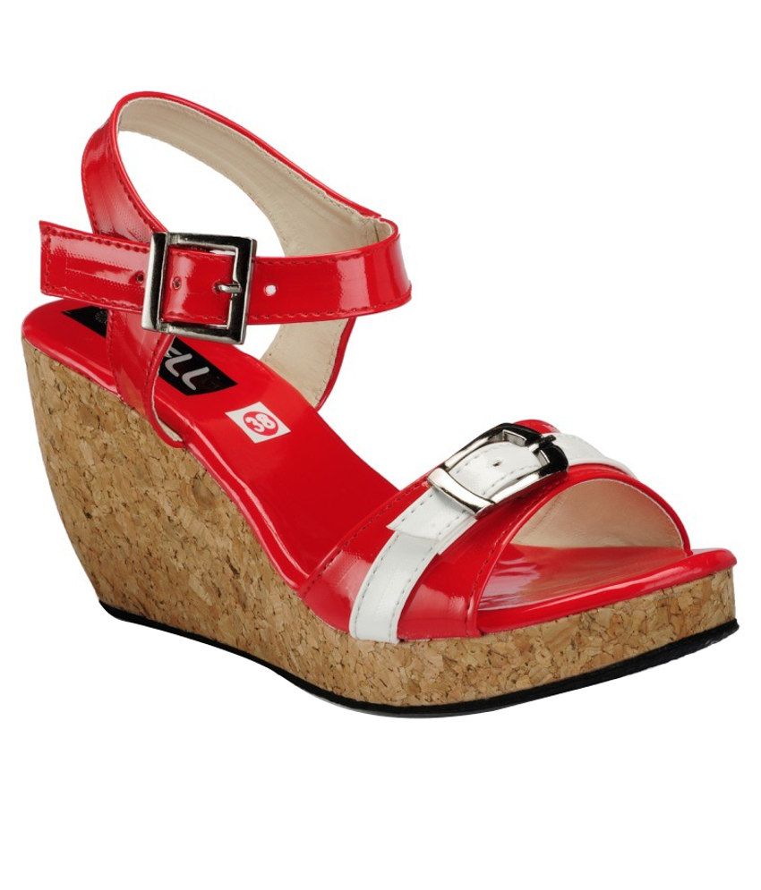 trendy red heels