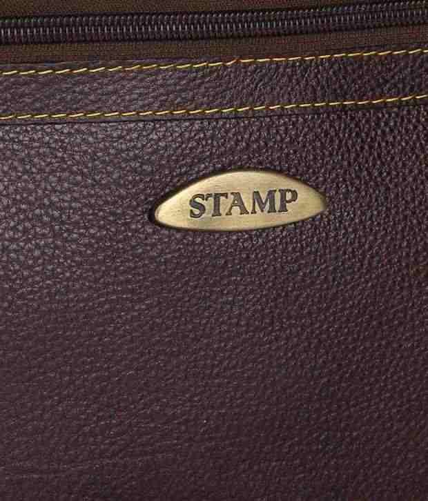Stamp Tan Leather Dashing Laptop Bag Buy Stamp Tan Leather Dashing