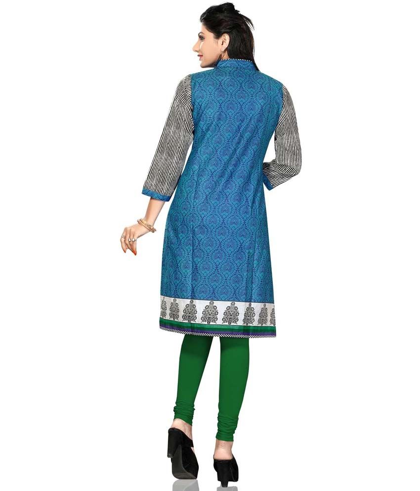 blue collar kurti