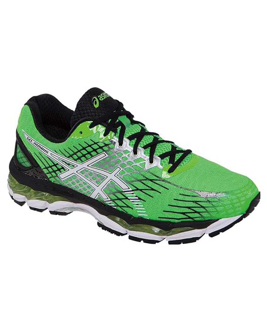 Asics Gel-Nimbus 17 Green Sports Shoes 