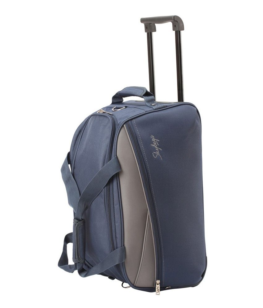 skybags duffle trolley