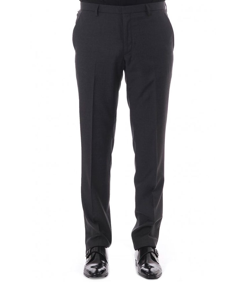 Arrow Gray Poly Viscose Formal Trousers for Men - Buy Arrow Gray Poly ...