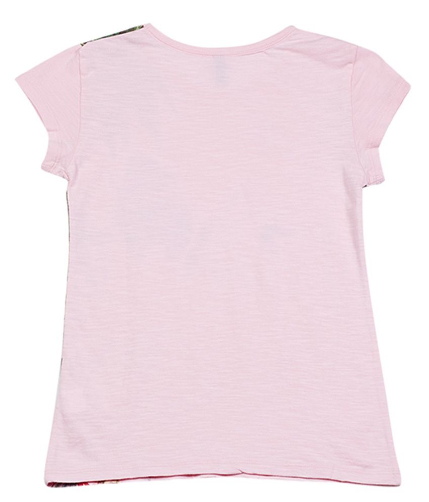 short sleeve pink shirt