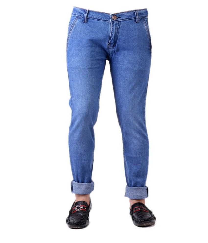 Trendy Trotters pack of Dark and Light Blue Denim Jeans For Men - Buy ...