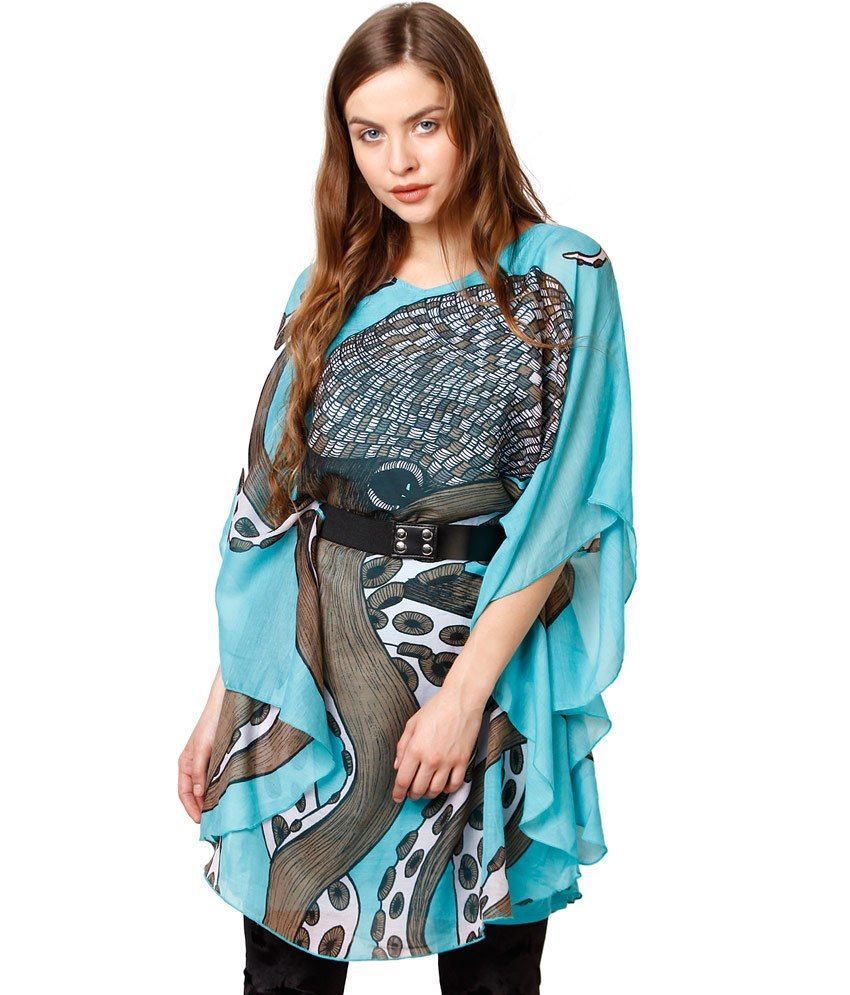 Vanesa Kaftan octopus kaftan blue dress buy Vanesa Kaftan octopus kaftan blue dress buy
