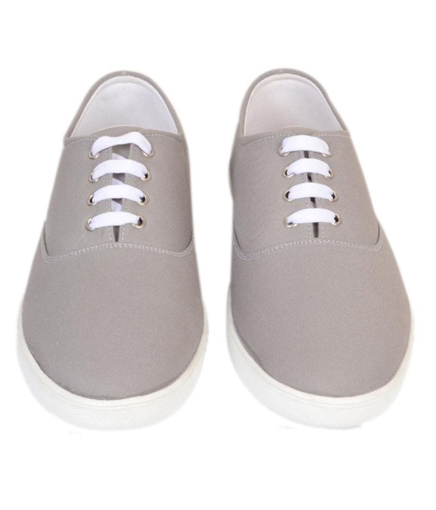 M & M Gray Casual Shoes - Buy M & M Gray Casual Shoes Online at Best ...