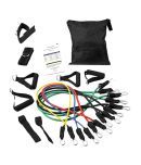 BalanceFrom Heavy Duty Premium Resistance Band Kit with Improved Safe Door Anchor, Ankle Strap and Carrying Case