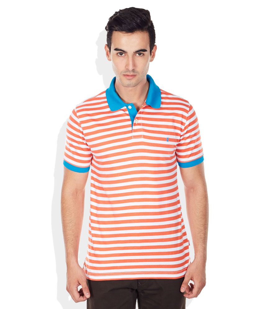 IZOD Orange Polo T-Shirt - Buy IZOD Orange Polo T-Shirt Online at Low ...