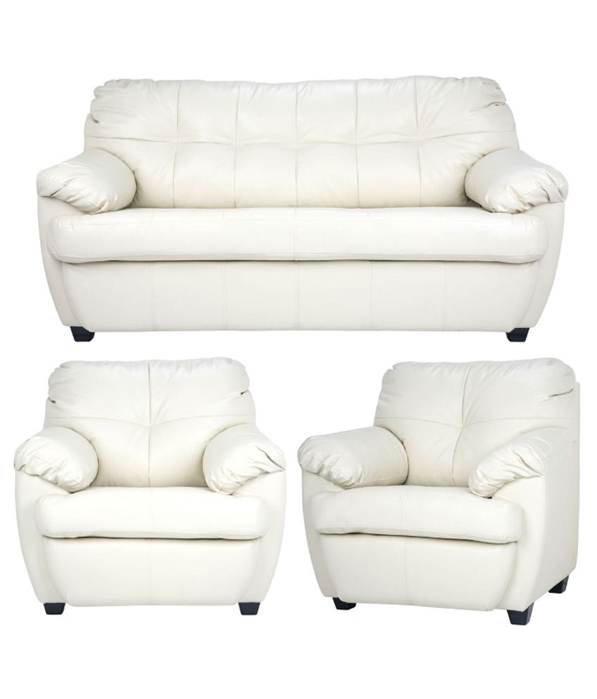 Rosabelle 5 Seater Sofa Set  3 1 1 in White Buy 