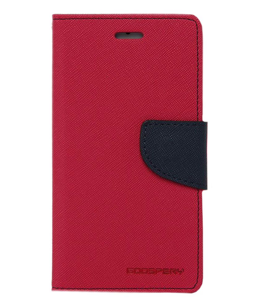 Feomy Flip Cover For Motorola Moto E2 2nd Generation - Red - Flip ...
