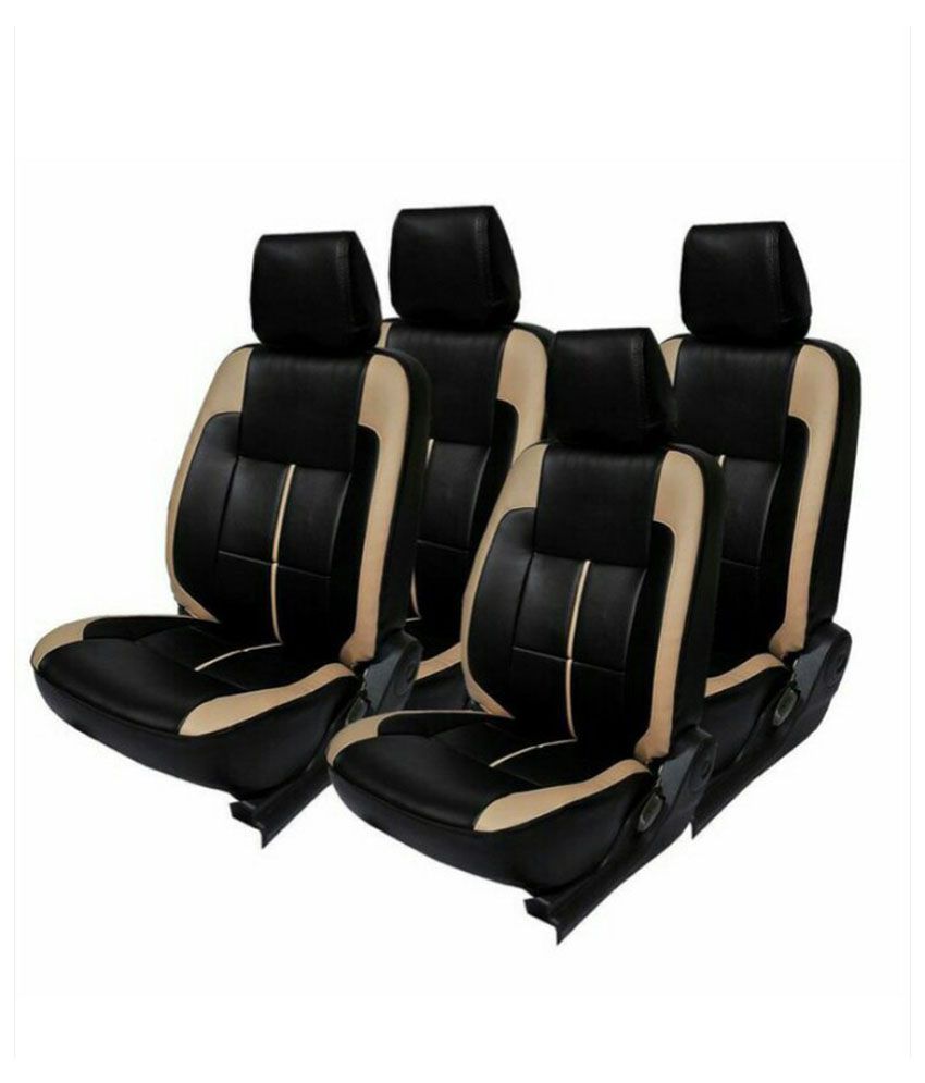 Leather seat cover for ford figo #3