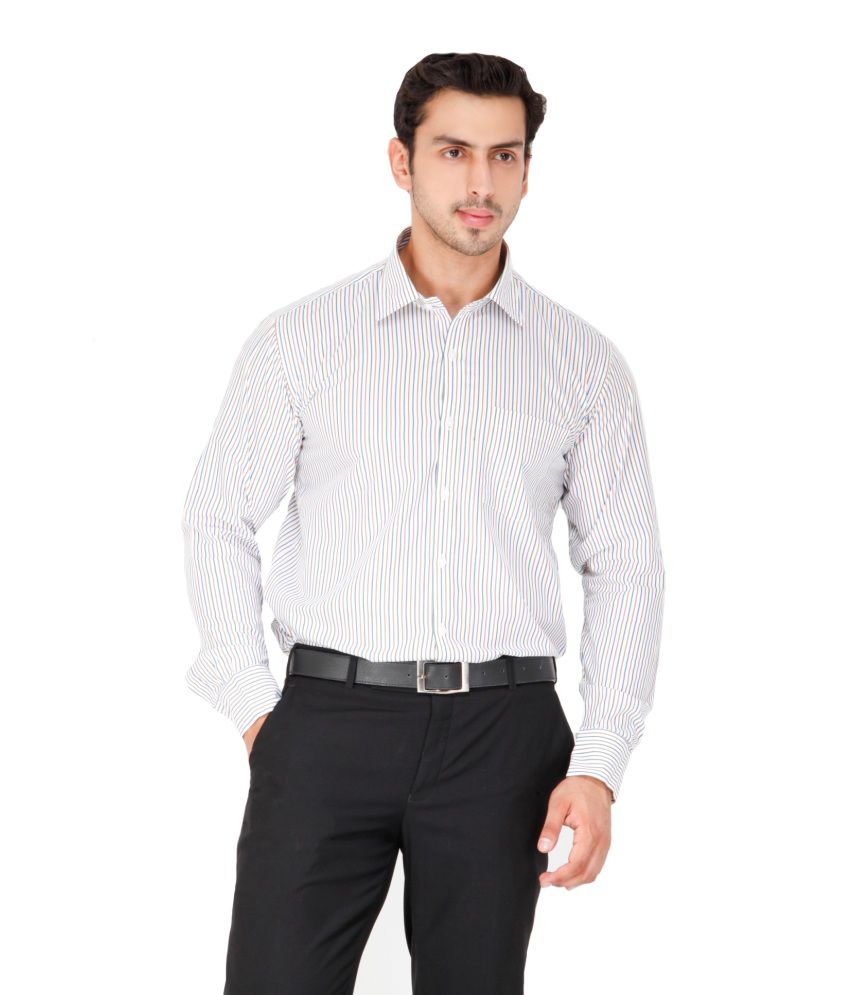 Adara Men Brown Formal Shirt - Buy Adara Men Brown Formal Shirt Online ...