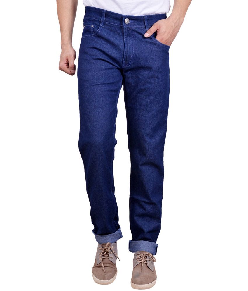     			Studio Nexx - Navy Blue Denim Regular Fit Men's Jeans ( Pack of 1 )