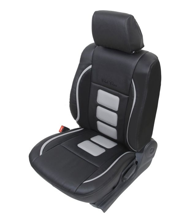 Club Class Brand Maruti Alto K10 Car Seat Cover Black and Light Grey