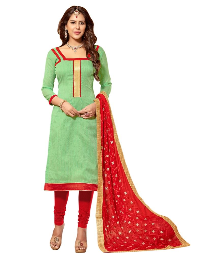 red silk frock