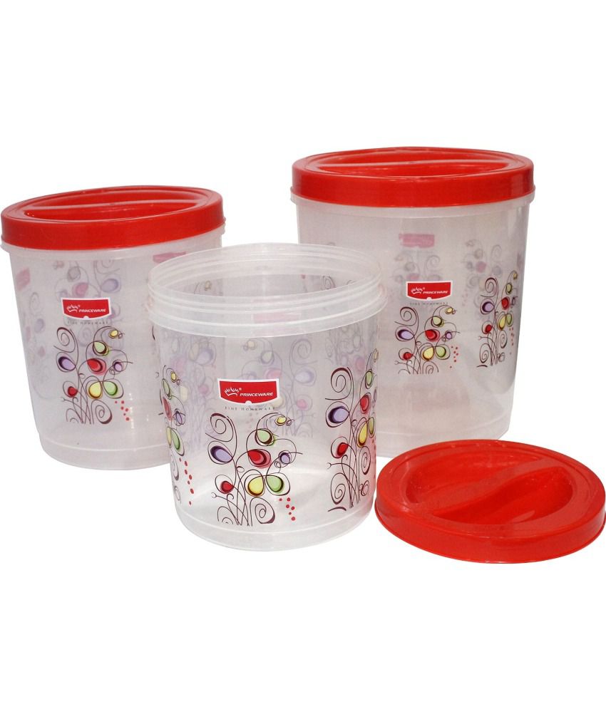 Princeware Plastic Container Set Of 3 Buy Online at Best