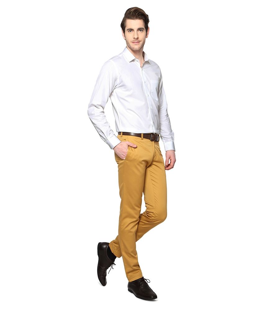 Peter England White Slim Fit Shirt - Buy Peter England ...