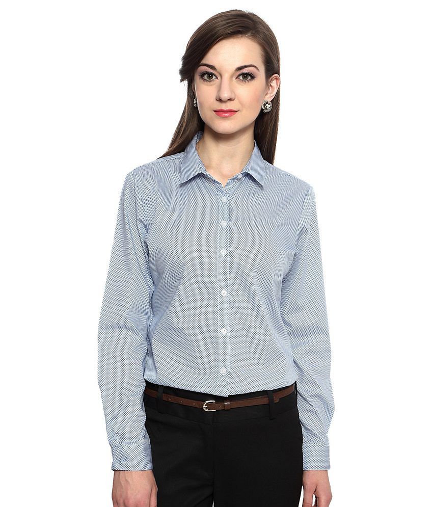 Buy Allen Solly Blue Checkered Shirt Online at Best Prices in India ...