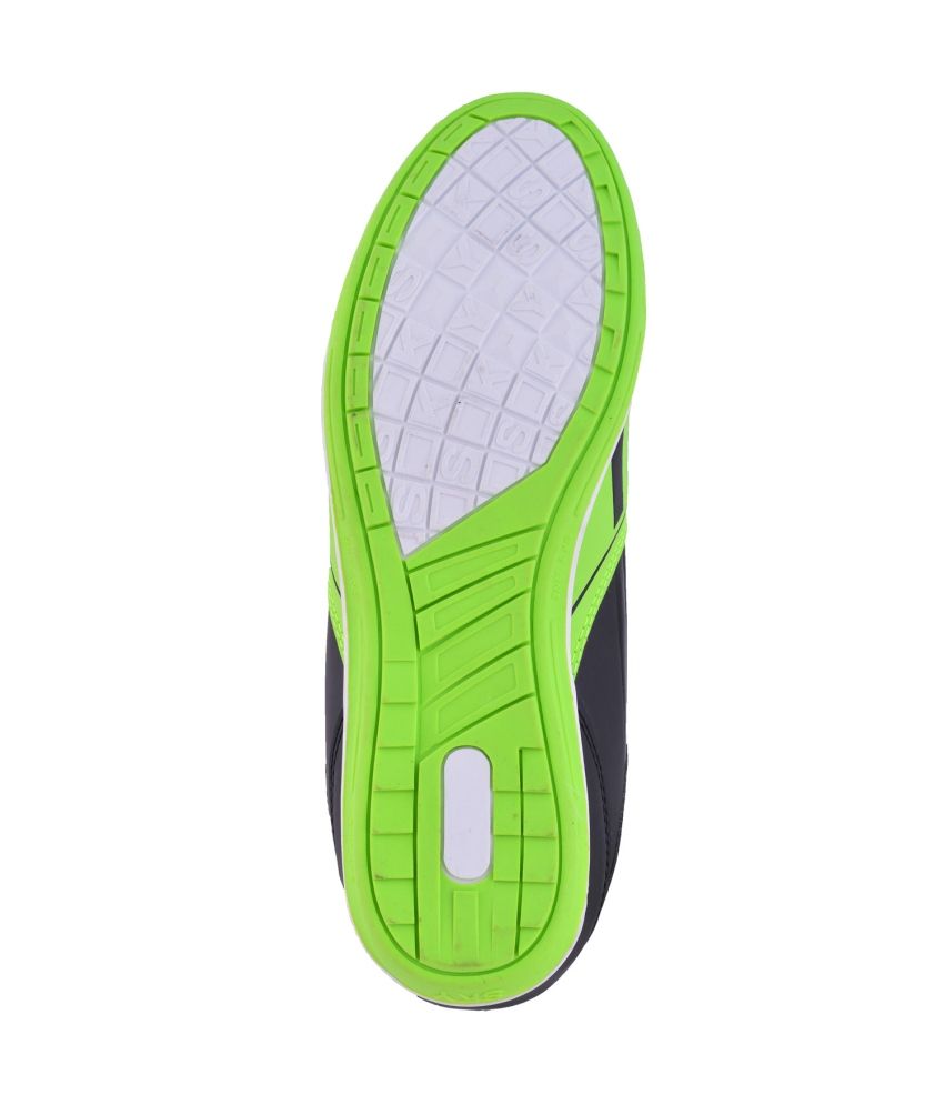 Men's Faux fancy sports shoes Black and fluorescent Buy Men's Faux