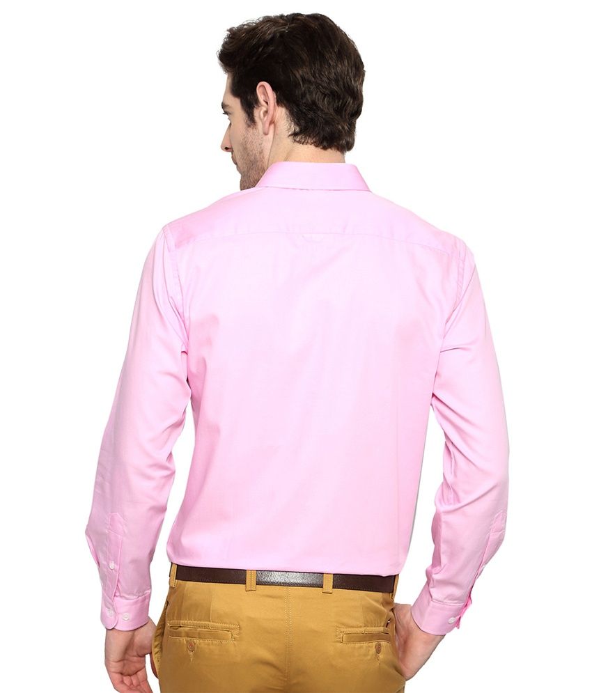 mens pink formal shirts uk