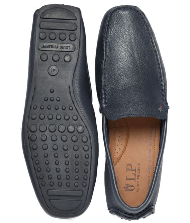 Louis Philippe Blue Loafers - Buy Louis Philippe Blue Loafers Online at Best Prices in India on ...