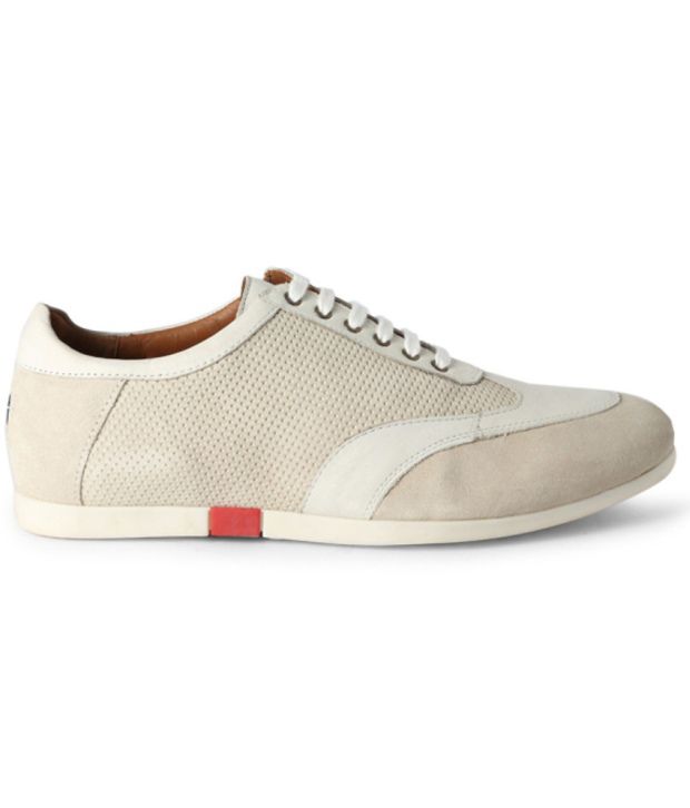 Louis Philippe White Casual Shoes - Buy 