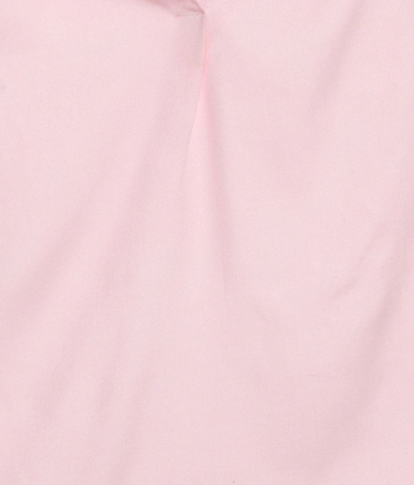 Buy People Pink Viscose Solid Cap Sleeves Tees & Tops Online at Best ...