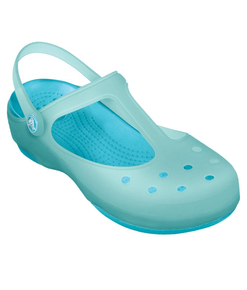 blue womens crocs