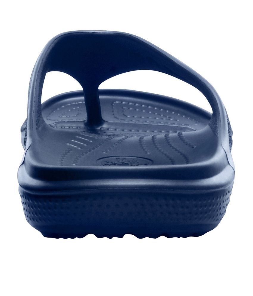 Crocs Navy Slippers & Flip Flops Relaxed Fit Price in India- Buy Crocs Navy Slippers & Flip 