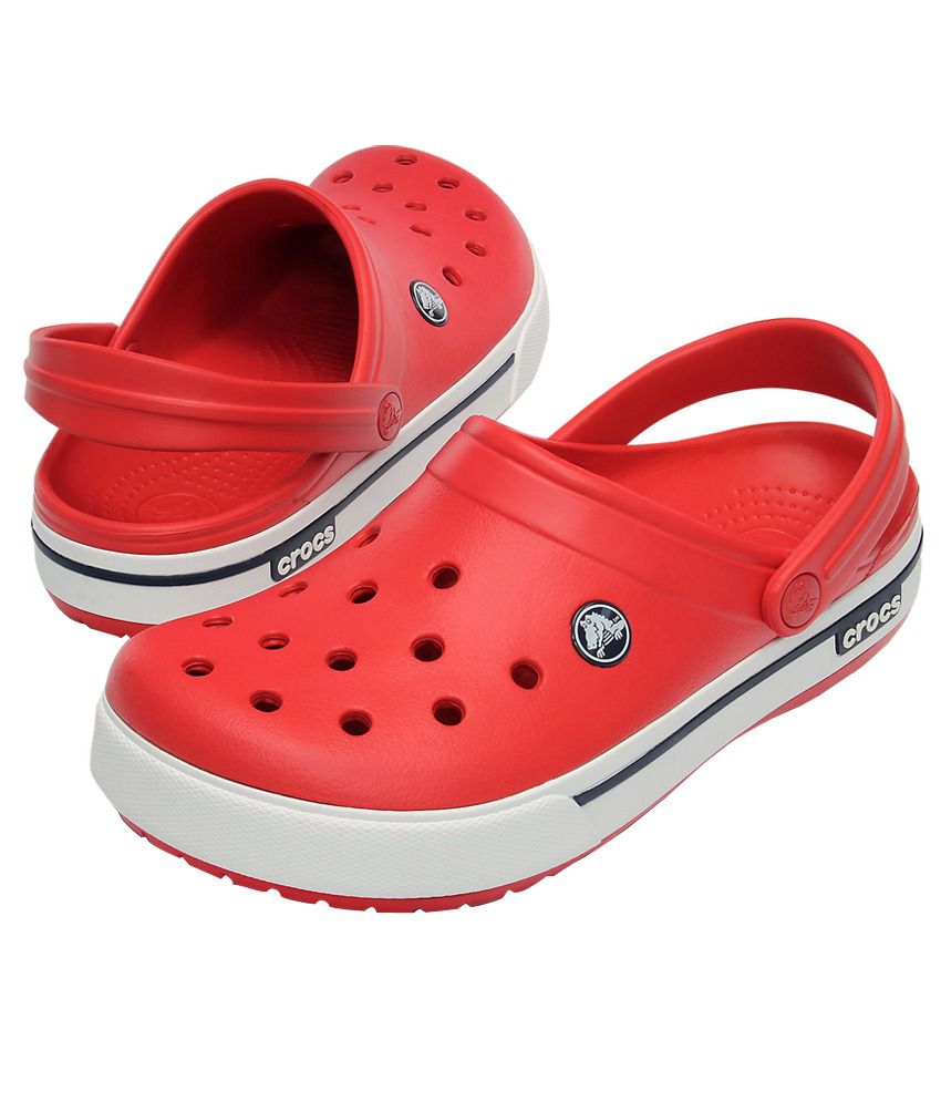 Crocs Relaxed Fit Croslite Red Crocband Clog - Buy Crocs Relaxed Fit ...