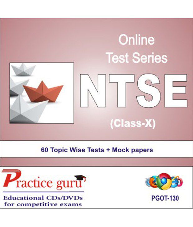     			ONLINE DELIVERY VIA EMAIL - Topic wise online tests + Mock Tests for NTSE CLASS 10. Latest patterns - comprehensive syllabus coverage