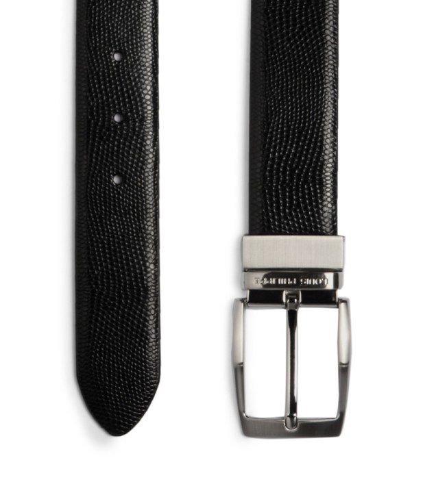Louis Philippe Black Leather Belt: Buy Online at Low Price in India - Snapdeal