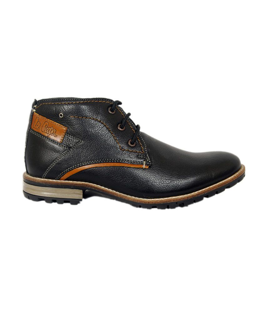 Lee Cooper Black Leather Boots - Buy Lee Cooper Black Leather Boots ...