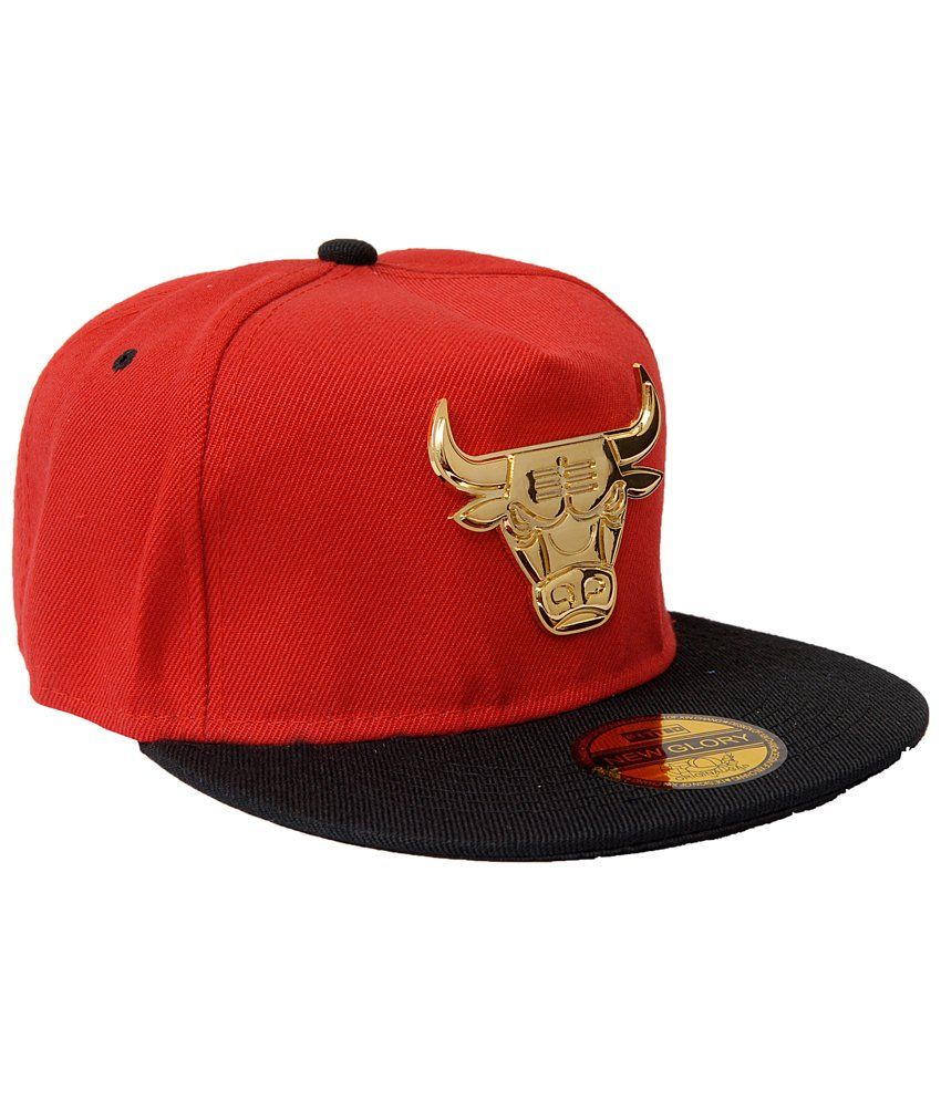 Jorss Red and Black Bull Hiphop Yoyo Baseball Cap - Buy Online @ Rs ...